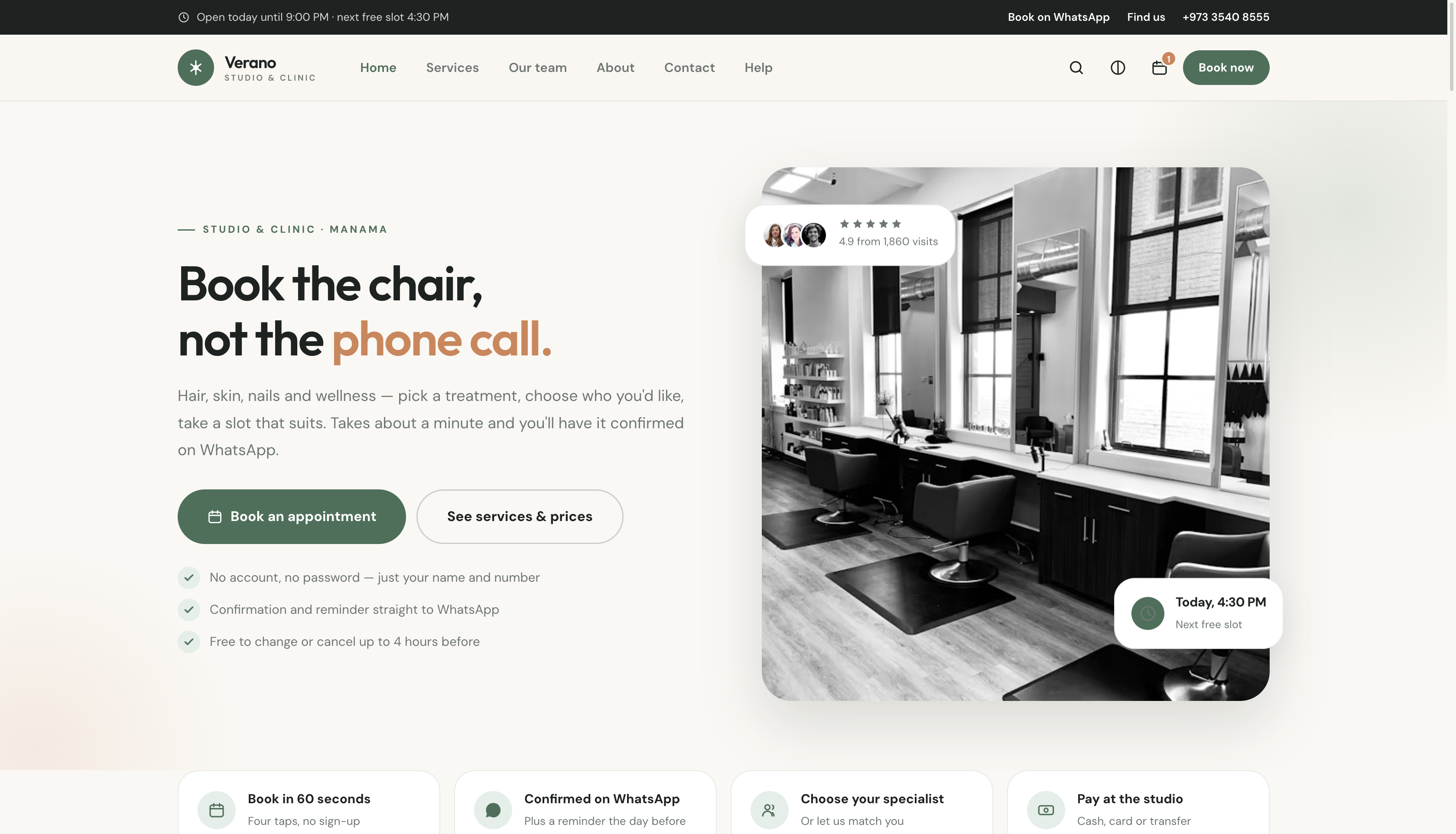 Appointment theme preview